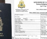 How to get Cambodia visa from Canada in Cambodian embassy