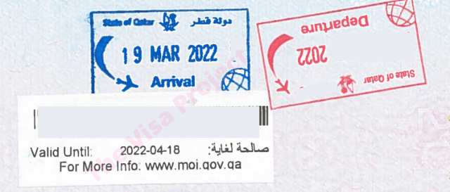 30-day Qatar visa on arrival 